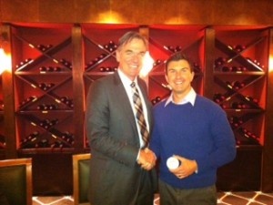 Billy Beane and me. Two guys who think differently.